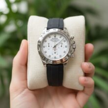 ساعت مچی مردانه بند رابر رولکس ساب مارین Rolex Submariner کرنوگراف سه موتوره فعال